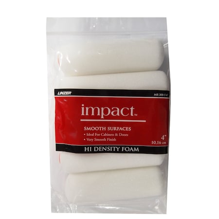 Linzer Linzer Impact Foam 4 in. W Mini Paint Roller Cover 5 pk MR200-5 4